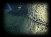 203 Cave line in shaft